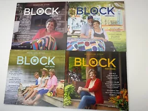 Missouri Star Quilt Co Block riviste 2021 volume 8 libri di idee lotto di 4 - Foto 1 di 10
