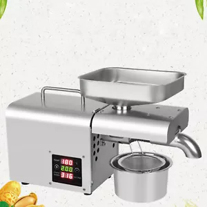 610W Commercial Oil Press Machine Nut Seed Oil Automatic Oil Extractor - Picture 1 of 10