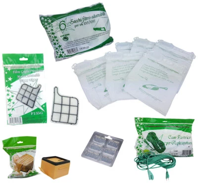 S&G GROUP FOLLETTO VK135 VK136 SACCHETTI FILTRI CAVO PROFUMINI COMPATIBILI SCORTA VORWERK