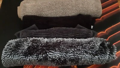 4 x Badezimmereppiche Chenille - hochflorig - versch. Farben - wie neu - Bild 1 von 4