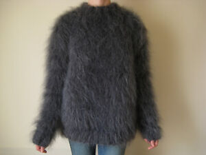 New HAND KNITTED Mohair Sweater Size XL