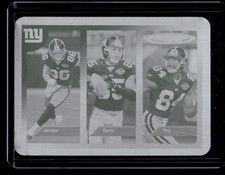 2005 TOPPS TOTAL PRINTING PRESS PLATE CYAN 1/1 #349 TAYLOR/TYREE/CARTER GIANTS