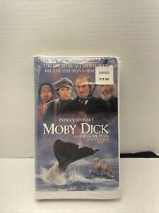 Moby Dick, Gregory Peck & Patrick Stewart, VHS, 1998, Clamshell. 9/22