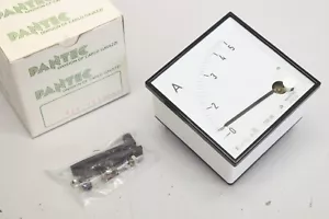 PANTEC 430.1550 0-5A Anzeige Amperemeter Einbau Messgerät CDE96 OVP - Bild 1 von 1