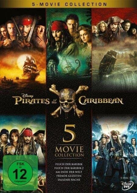 PIRATES OF THE CARIBBEAN: AT WORLD'S END & SLEEPY HOLLOW 2-DVD Bundle Used