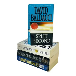 David Baldacci Paperback Books Lot of 4 Crime Thriller Novels Lot Bundle - Picture 1 of 15