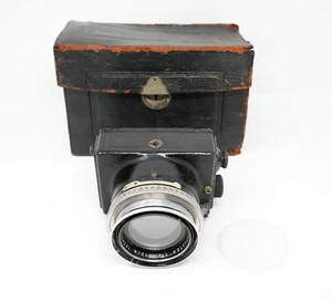 Ernemann Ermanox 4.5x6cm Camera w/ Ernostar 10cm f/2 Lens, Case - Picture 1 of 21
