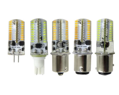 G4/T10/BA15S/BA15D/BAY15D LED bulb 3W 72 3014SMD AC12V/DC12~24V Silicone Lamp - Image 1 of 3