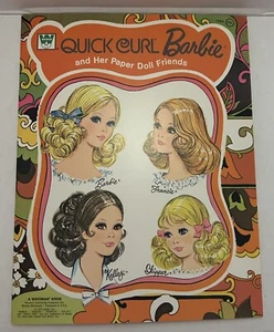VINTAGE Quick Curl Barbie And Her Paper Doll Friends. 1973 CUT - Picture 1 of 22