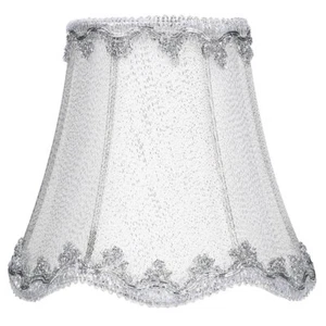 1PC Clip On Chandelier Lamp Shade Small Candle Chandelier Lampshade Bell Shape - Picture 1 of 11