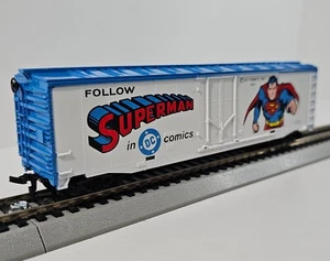 DC Comics Superman Box Car HO Scale 368-A 1977 NOS🔥🔥🔥🔥 - Picture 1 of 8