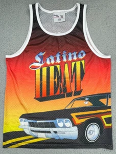 WWE Eddie Guerrero Latino Heat Trikot Shirt Herren Medium Orange Chalkline - Bild 1 von 15