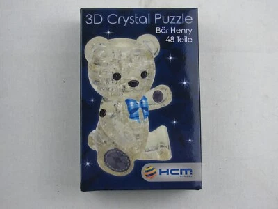 686| HCM Kinzel 3D Crystal Puzzle - Bär Henry - neu / OVP