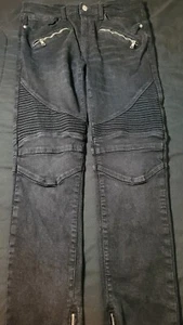 Black Forever 21 Men's Jeans Size 30 Skinny Preowned - Picture 1 of 7