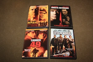Lot of 4 John Travolta DVDs - Basic, Domestic Disturbance, Ladder 49, Wild Hogs - Picture 1 of 10