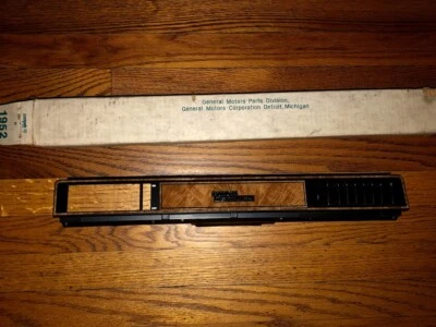 NOS GM 1984-1985-1986 Buick Century Dashboard Wood Grain A/C Trim Panel - Image 1 of 4
