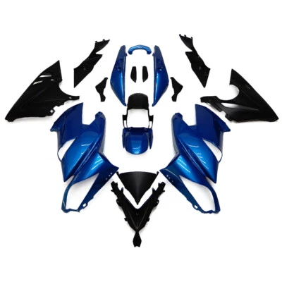 Kit de carenado para Kawasaki 2009 2010 2011 Ninja 650r ER-6F kit de carrocería ABS azul negro Foto 1 de 4