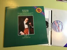 Yo-Yo Ma Cello Suites nos. 1&2 Bach Unaccompanied Vol. 1 LP IM39345 cbs 1983 w/i