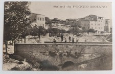 RARA CARTOLINA POGGIO MOIANO(RIETI) Animata F.Piccolo Viaggiata 1931