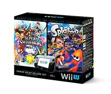 Wii U Super Smash Bros And Splatoon Bundle Special Edition Deluxe Set 5Z