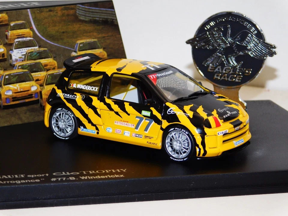 RENAULT SPORT CLIO TROPHY #77 WINDERICKX ''ARROGANCE'' EAGLE UH 1806 1/43 - Immagine 1 di 1