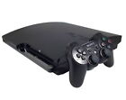Sony Playstation 3 Slim 320gb Charcoal Black Console With Controller