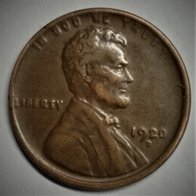 1 Cent "Lincoln - Wheat Ears Reverse" - 1920 D - Several Errors - Image 1 of 4