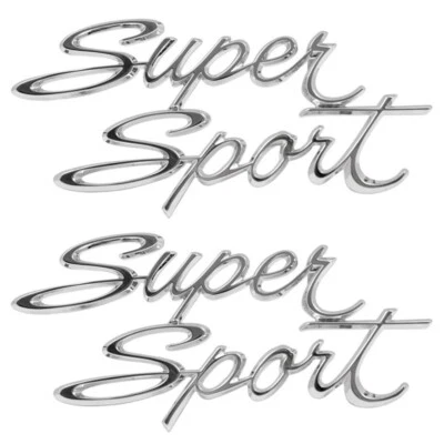 NUEVO Par de emblemas de cuarto trasero SS / para Chevy II NOVA 1966-67 / 3047 Foto 1 de 4