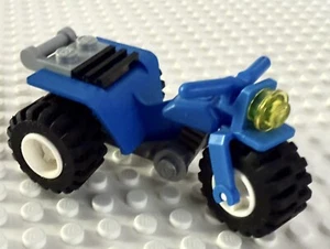 LEGO Minifigura TRICICLO AZUL Faro/Luz Trasera Bicicleta de Montar Minifigura - Imagen 1 de 1
