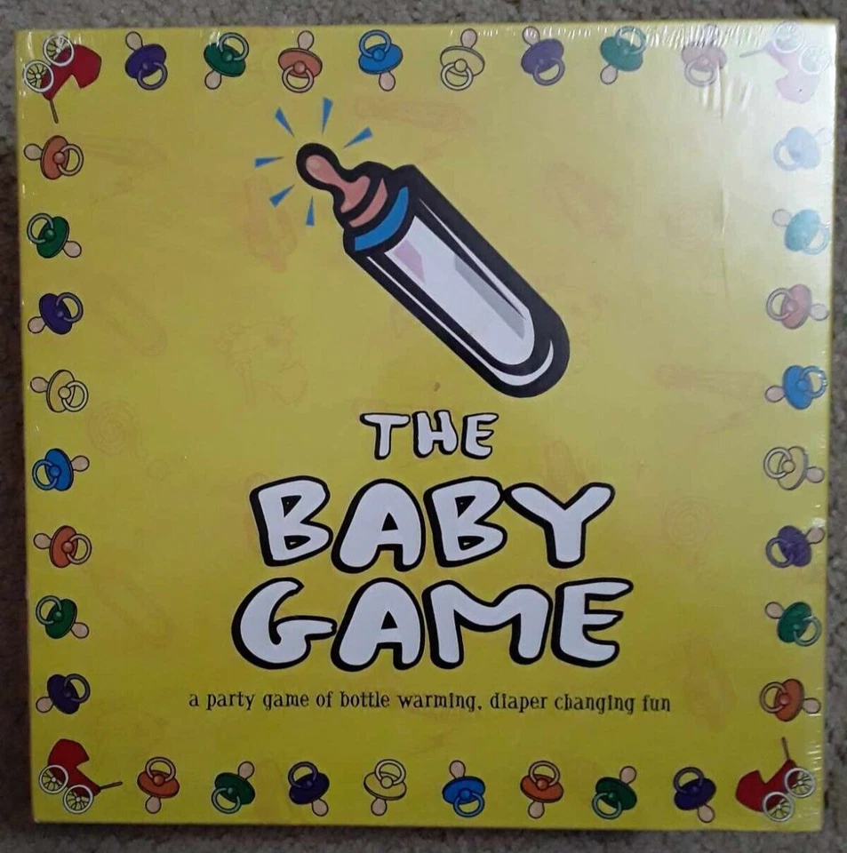 THE BABY GAME Party Game Of Bottle-warming Diaper-changing fun! New and Sealed - Image 1 of 4