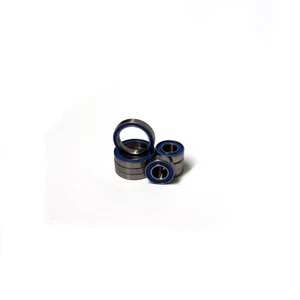 FOR TRAXXAS MAXX STEEL CV SHAFT - 8 PIECE BLUE RUBBER SEALED WHEEL BEARING KIT - Picture 1 of 3