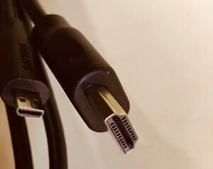 HIGH SPEED HDMI TO MICRO HDMI CABLE TO CONNECT MOBILE, TABLET, CAMERA TO DEVICE