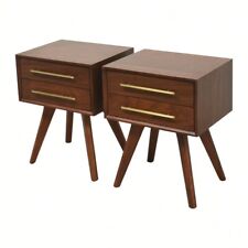 West Elm Wright Side Tables x2