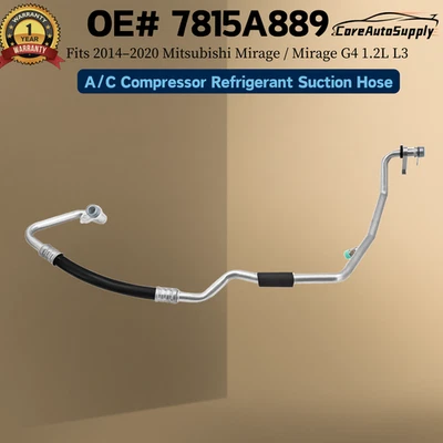 Manguera de succión de refrigerante para compresor de aire acondicionado 7815A889 para Mitsubishi Mirage 2014-2020 Foto 1 de 4