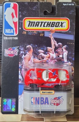Matchbox Dodge Viper GTS Houston Rockets Colección NBA 1998 Mattel  Foto 1 de 4