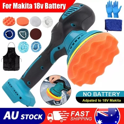For Makita 18V 6"  Rotary Cordless Car Polisher Buffer Sander Polishing Machine - image 1 of 4