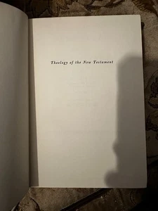 Theology of the New Testament Vol I Bultmann 1951 HC First Printing Scribners - Picture 1 of 7