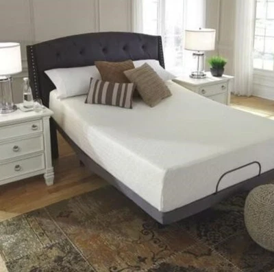 Colchón King Signature Design by Ashley Chime Firm 12 pulgadas espuma viscoelástica nuevo sellado Foto 1 de 3