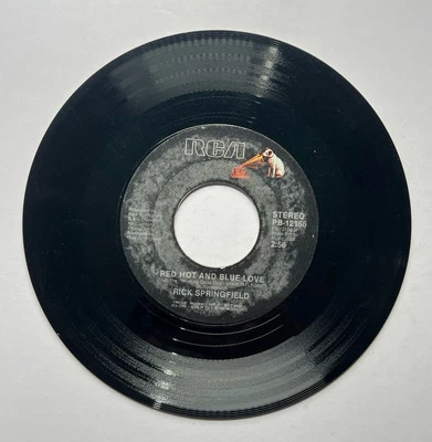 I've Done Everything For You / Red Hot and Blue Love Rick Springfield 45 RPM Vin - Image 1 of 2