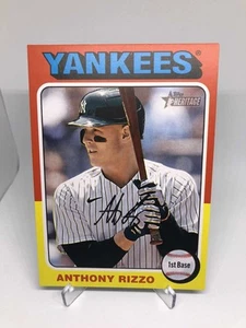 2024 Topps Heritage High Number Anthony Rizzo Jumbo Oversized Box Topper Yankees - Picture 1 of 2