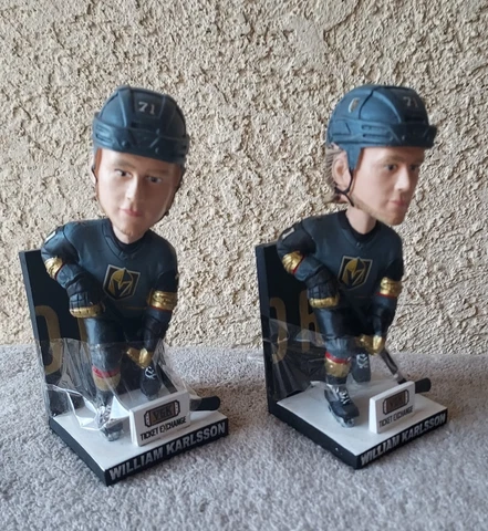 Lot of 2 William Karlsson Vegas Golden Knights NHL Hockey Bobblehead  No Box Cover