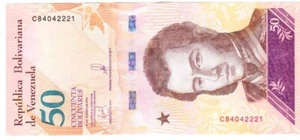 Venezuela fifty bolivares 2018 - Bild 1 von 2