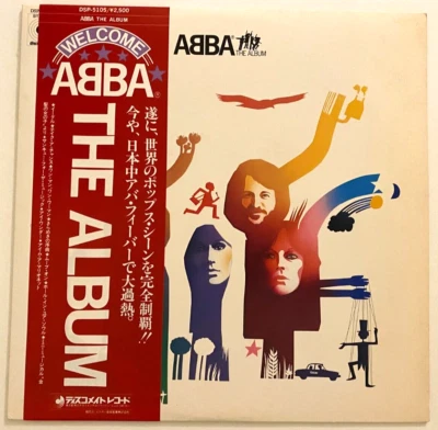 Abba - The Album - JAPAN VINYL with OBI -  Insert - DSP-5105 - Image 1 of 4