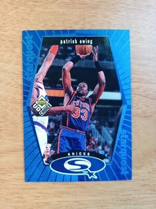PATRICK EWING 1998-99 UD CHOICE "STARQUEST" INSERT BASKETBALL CARD-#SQ18 🏀🔥