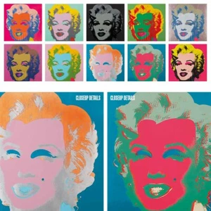 60W"x24H" MARILYN MONROE MONTAGE by ANDY WARHOL - 1PC POP ART CHOICES of CANVAS - Picture 1 of 10