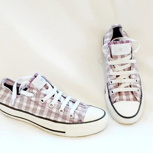 Converse All Star Scarpe da Ginnastica a Quadri Sneakers Donna Uk 4