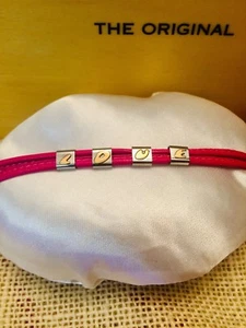 Nomination Bracciale Pelle Rosa Originale Saint Tropez “LOVE” Acciaio/Oro - Foto 1 di 4