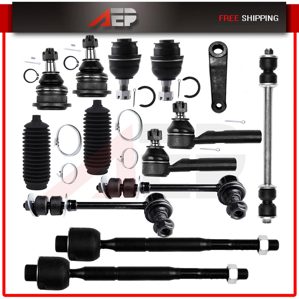 Kit de suspensión de rótula de extremo de varilla de amarre delantera trasera 14X para Lexus GX470 2003-2009 Foto 1 de 1