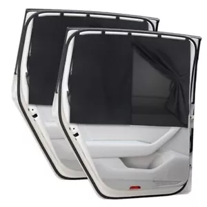 Car Window Shades, 2 PCS Magnetic Double Layer Car Sun Shade for Black-2pcs - Picture 1 of 8
