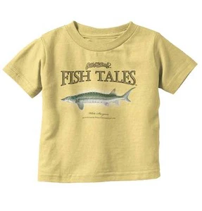 Gill McFinns White Sturgeon Sport Fishing Toddler Boy Girl Youth T Shirt Tee - Picture 1 of 4